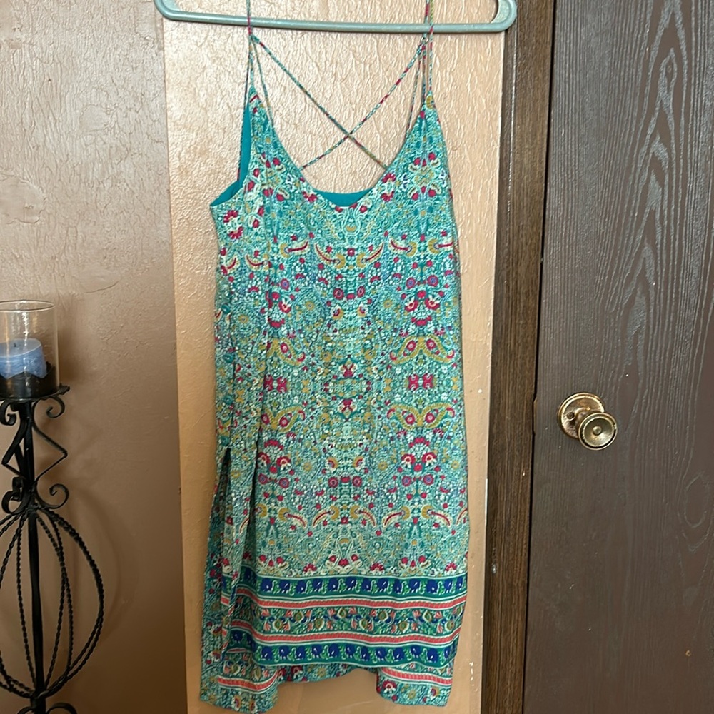Mauve floral tunic